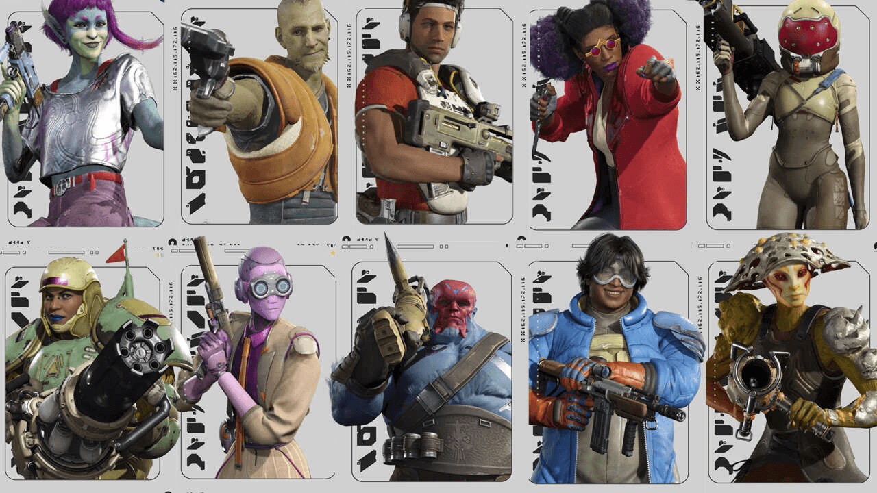 Concord playable characters